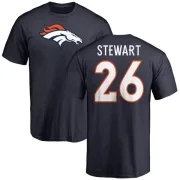 Darian Stewart Denver Broncos Name & Number Logo T-Shirt - Navy