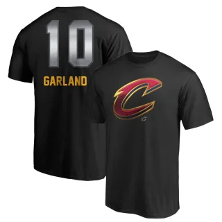 Darius Garland Cleveland Cavaliers Black Midnight Mascot T-Shirt