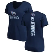 Darius Jennings Women's Tennessee Titans Backer Slim Fit T-Shirt - Navy