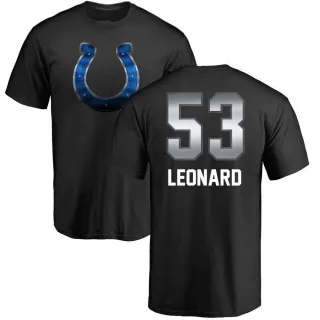 Darius Leonard Indianapolis Colts Midnight Mascot T-Shirt - Black