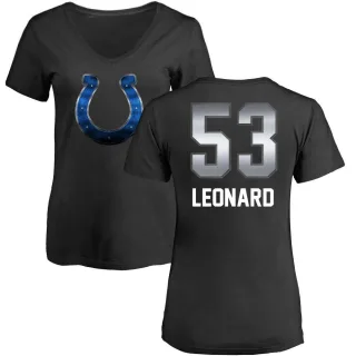 Darius Leonard Women's Indianapolis Colts Midnight Mascot T-Shirt - Black