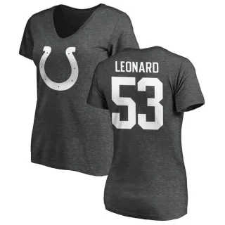 Darius Leonard Women's Indianapolis Colts One Color T-Shirt - Ash