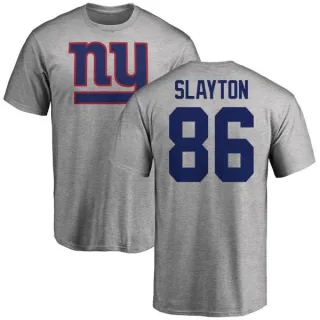 Darius Slayton New York Giants Name & Number Logo T-Shirt - Ash