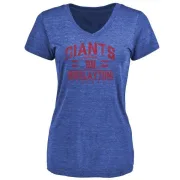 Darius Slayton Women's New York Giants Flanker Tri-Blend T-Shirt - Royal