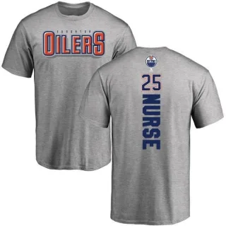 Darnell Nurse Edmonton Oilers Backer T-Shirt - Ash