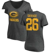 Darnell Savage Jr. Women's Green Bay Packers One Color T-Shirt - Ash