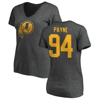 Daron Payne Women's Washington Redskins One Color T-Shirt - Ash