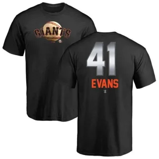 Darrell Evans San Francisco Giants Midnight Mascot T-Shirt - Black