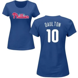 Darren Daulton Women's Philadelphia Phillies Name & Number T-Shirt - Royal