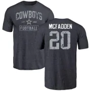 Darren McFadden Dallas Cowboys Distressed Name & Number Tri-Blend T-Shirt - Navy