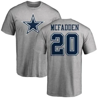 Darren McFadden Dallas Cowboys Name & Number Logo T-Shirt - Ash