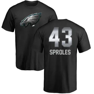 Darren Sproles Philadelphia Eagles Midnight Mascot T-Shirt - Black