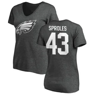 Darren Sproles Women's Philadelphia Eagles One Color T-Shirt - Ash