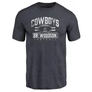 Darren Woodson Dallas Cowboys Flanker Tri-Blend T-Shirt - Navy