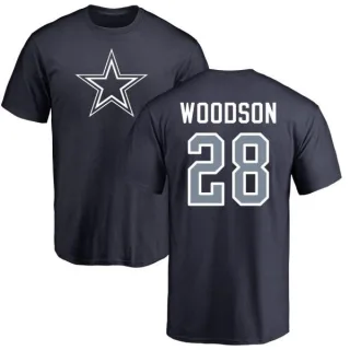 Darren Woodson Dallas Cowboys Name & Number Logo T-Shirt - Navy