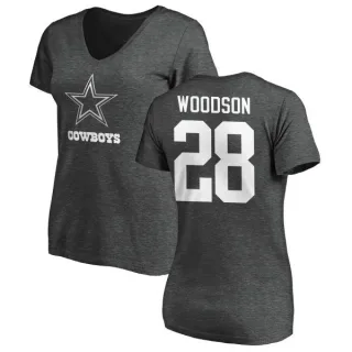 Darren Woodson Women's Dallas Cowboys One Color T-Shirt - Ash