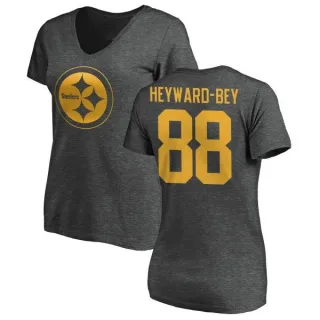 Darrius Heyward-Bey Women's Pittsburgh Steelers One Color T-Shirt - Ash