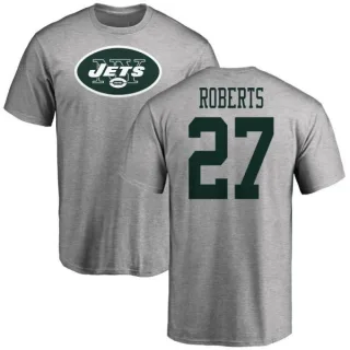 Darryl Roberts New York Jets Name & Number Logo T-Shirt - Ash