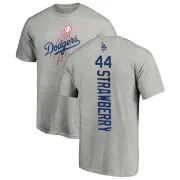 Darryl Strawberry Los Angeles Dodgers Backer T-Shirt - Ash