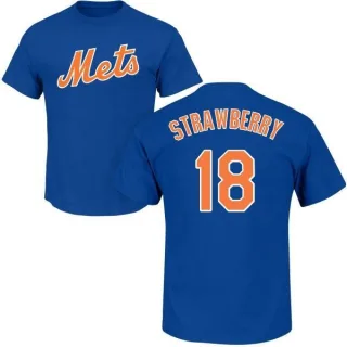 Darryl Strawberry New York Mets Name & Number T-Shirt - Royal