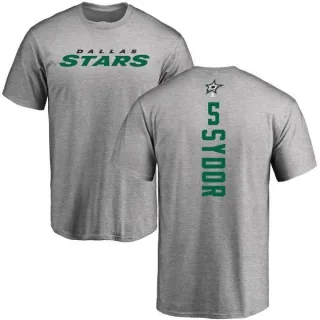 Darryl Sydor Dallas Stars Backer T-Shirt - Ash