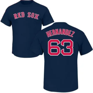 Darwinzon Hernandez Boston Red Sox Name & Number T-Shirt - Navy