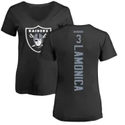 Daryle Lamonica Women's Oakland Raiders Backer Slim Fit T-Shirt - Black