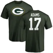 Davante Adams Green Bay Packers Name & Number Logo T-Shirt - Green