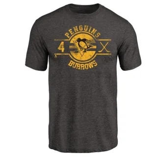 Dave Burrows Pittsburgh Penguins Insignia Tri-Blend T-Shirt - Black