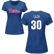 Dave Cash Women's Philadelphia Phillies Name & Number T-Shirt - Royal