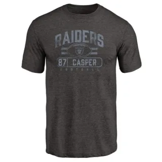 Dave Casper Oakland Raiders Flanker Tri-Blend T-Shirt - Black