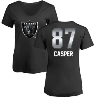 Dave Casper Women's Oakland Raiders Midnight Mascot T-Shirt - Black