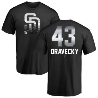 Dave Dravecky San Diego Padres Midnight Mascot T-Shirt - Black