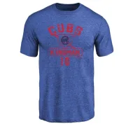 Dave Kingman Chicago Cubs Base Runner Tri-Blend T-Shirt - Royal