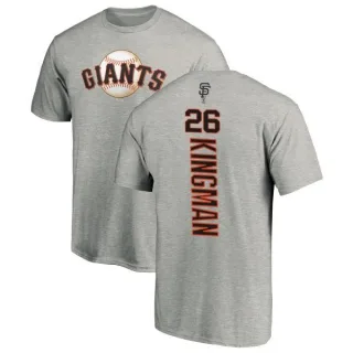 Dave Kingman San Francisco Giants Backer T-Shirt - Ash