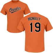 Dave Mcnally Baltimore Orioles Name & Number T-Shirt - Orange