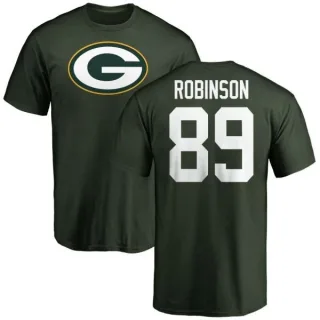 Dave Robinson Green Bay Packers Name & Number Logo T-Shirt - Green