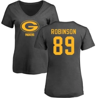 Dave Robinson Women's Green Bay Packers One Color T-Shirt - Ash