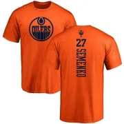 Dave Semenko Edmonton Oilers One Color Backer T-Shirt - Orange