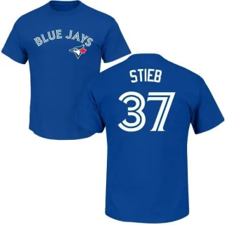 Dave Stieb Toronto Blue Jays Name & Number T-Shirt - Royal