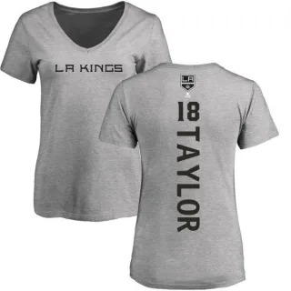 Dave Taylor Women's Los Angeles Kings Backer T-Shirt - Ash