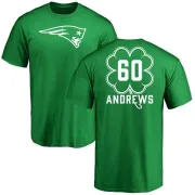 David Andrews New England Patriots Green St. Patrick's Day Name & Number T-Shirt