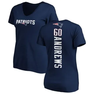 David Andrews Women's New England Patriots Backer Slim Fit T-Shirt - Navy