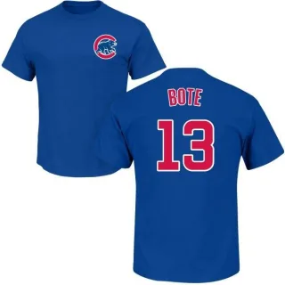 David Bote Chicago Cubs Name & Number T-Shirt - Royal