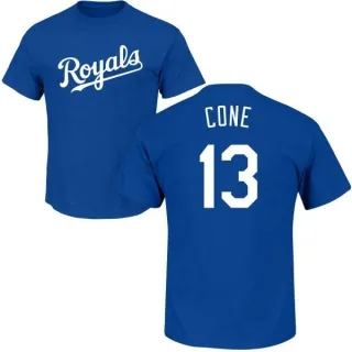 David Cone Kansas City Royals Name & Number T-Shirt - Royal