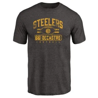 David DeCastro Pittsburgh Steelers Flanker Tri-Blend T-Shirt - Black