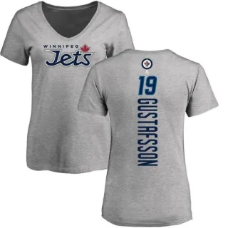 David Gustafsson Women's Winnipeg Jets Backer T-Shirt - Ash