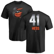 David Hess Baltimore Orioles Midnight Mascot T-Shirt - Black