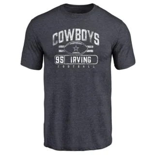 David Irving Dallas Cowboys Flanker Tri-Blend T-Shirt - Navy