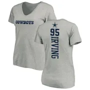 David Irving Women's Dallas Cowboys Backer Slim Fit T-Shirt - Ash